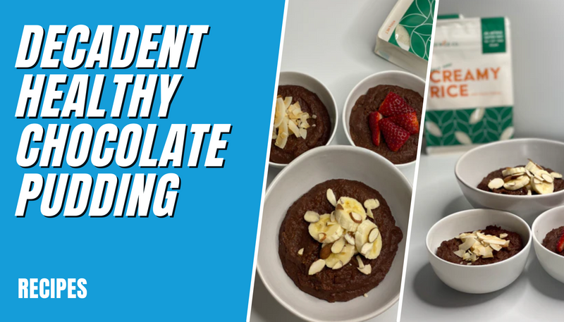 Decadent Healthy Chocolate Pudding