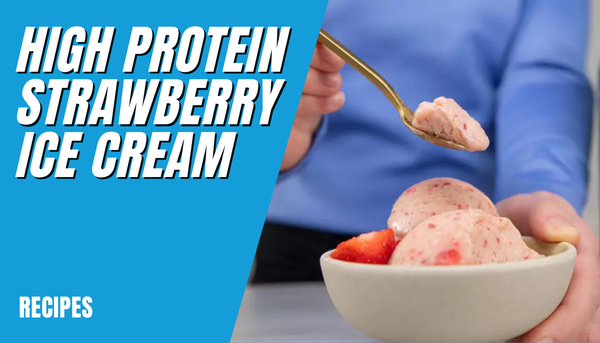 High-Protein Strawberry Ice Cream