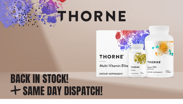 Your Thorne Essentials, Back in Stock