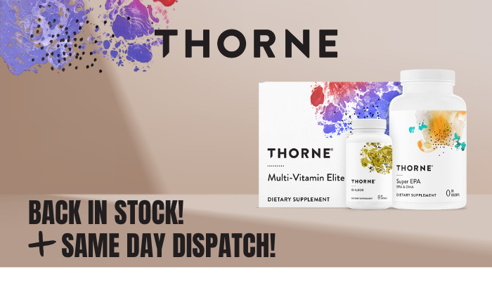 Your Thorne Essentials, Back in Stock